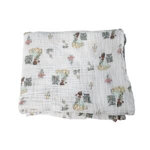 Disney Baby Aden + Anais Princess Tiana & Frog Cotton Muslin Swaddle Blanket